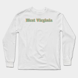 West Virginia 70's Long Sleeve T-Shirt